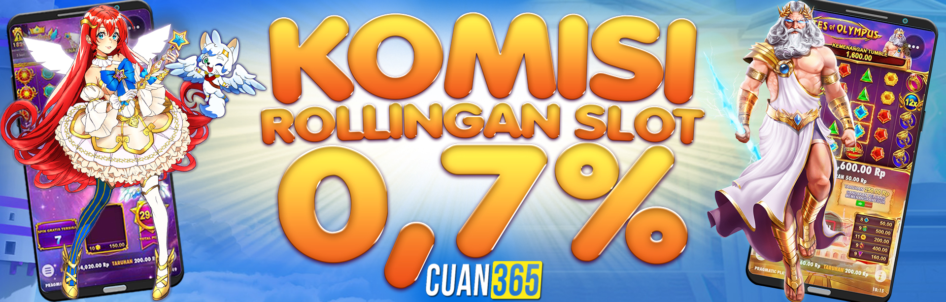 KOMISI ROLLINGAN 0.7% (HARIAN SLOT)