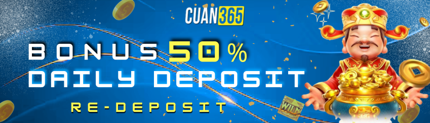 BONUS DAILY RE-DEPOSIT 50%
